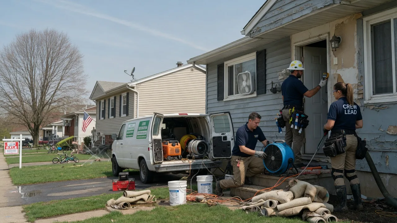 Flood Cleanup in Glen Ellyn, IL near me